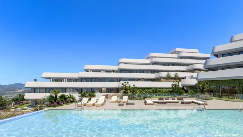 Splendide appartement moderne à Casares Costa, province Malaga, Espagne