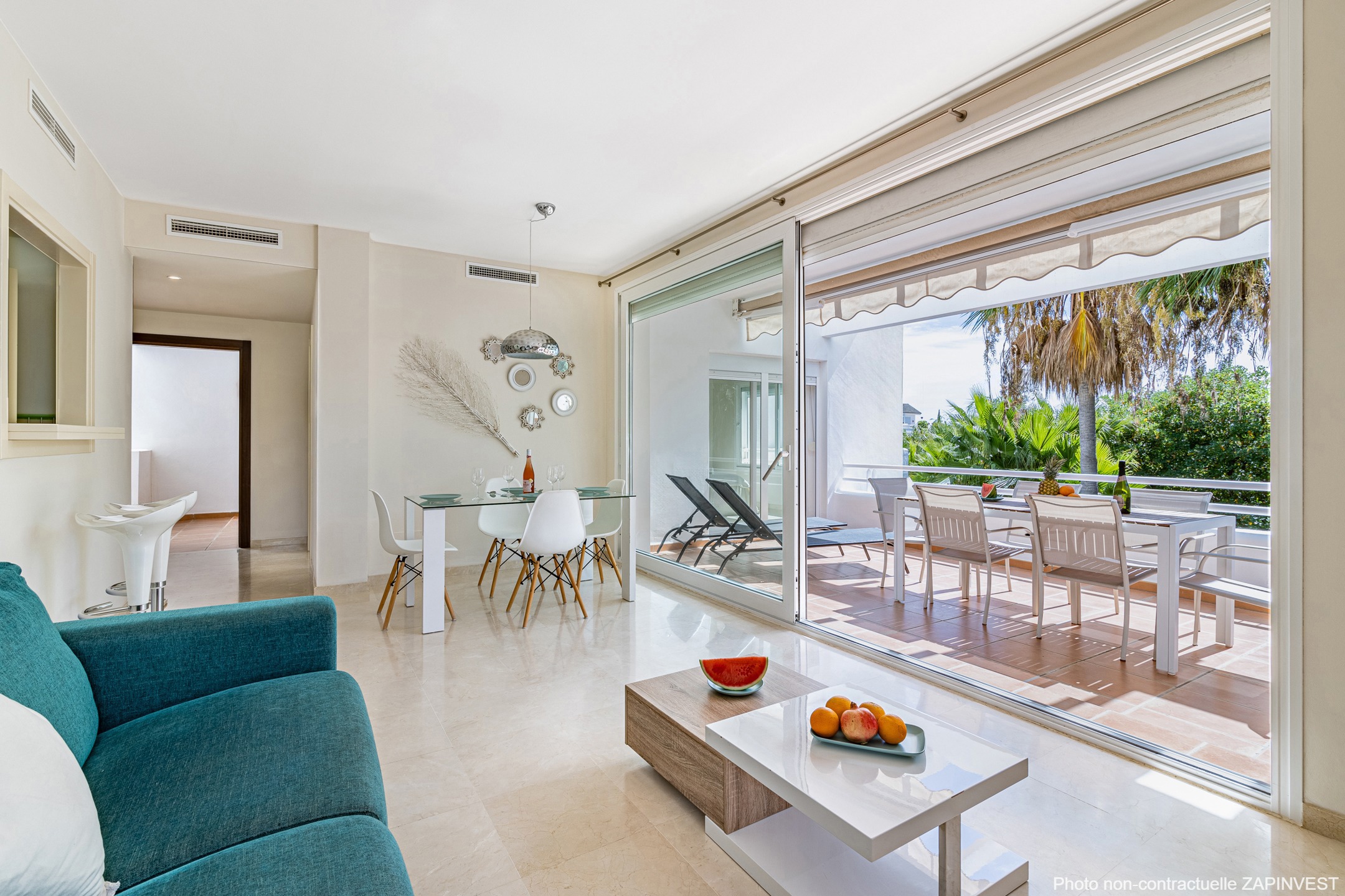 Appartement à Estepona avec des vues sur un magnifique parc et proche du seul et unique lagoon de la région, Espagne