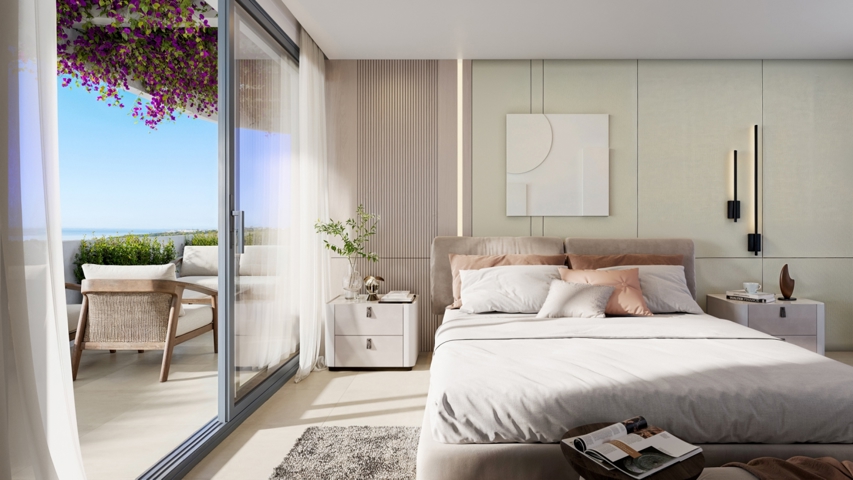 Splendide appartement moderne à Casares Costa, province Malaga, Espagne