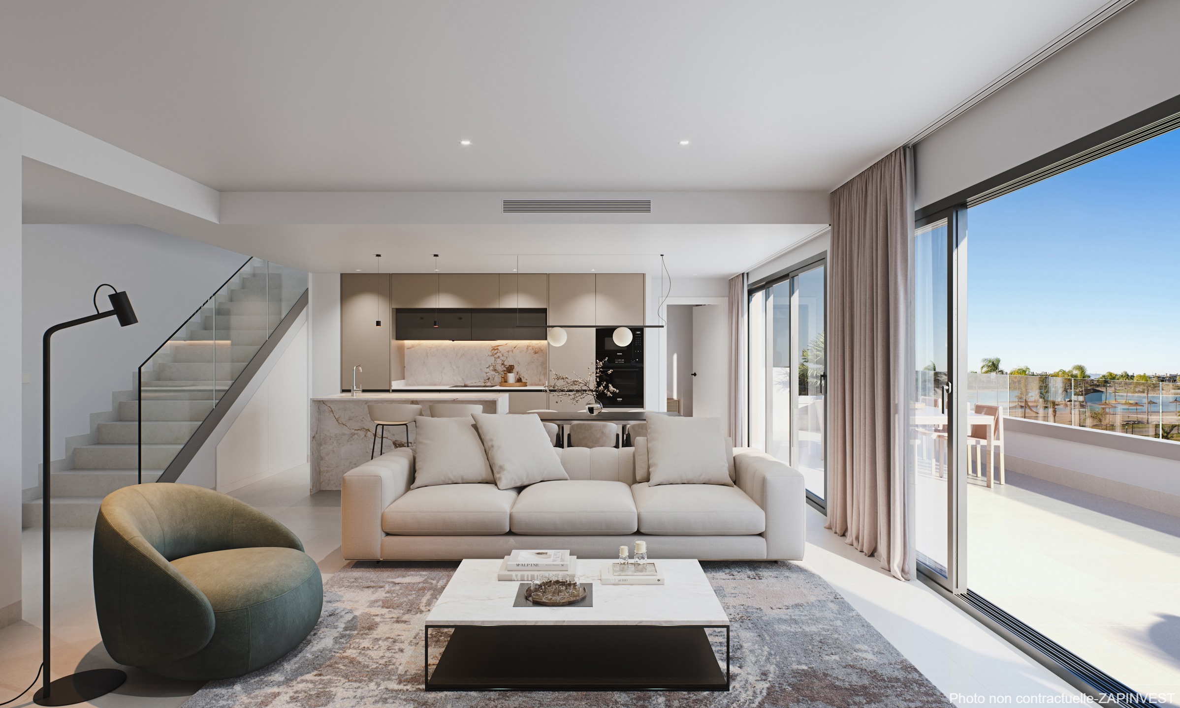 Penthouse au bord du lagon à Torre Pacheco, Murcie, Espagne