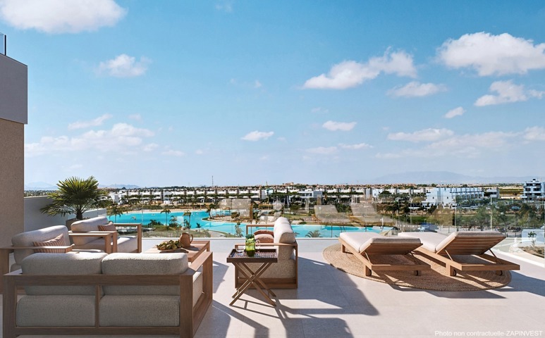 Penthouse au bord du lagon à Torre Pacheco, Murcie, Espagne