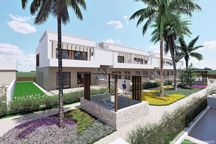 Appartement à Los Alcazares, Costa Calida avec grand jardin et superbe piscine commune.
