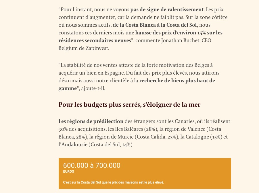 2025 08 25 Lecho 13 achats bleges par jour en espagne 3