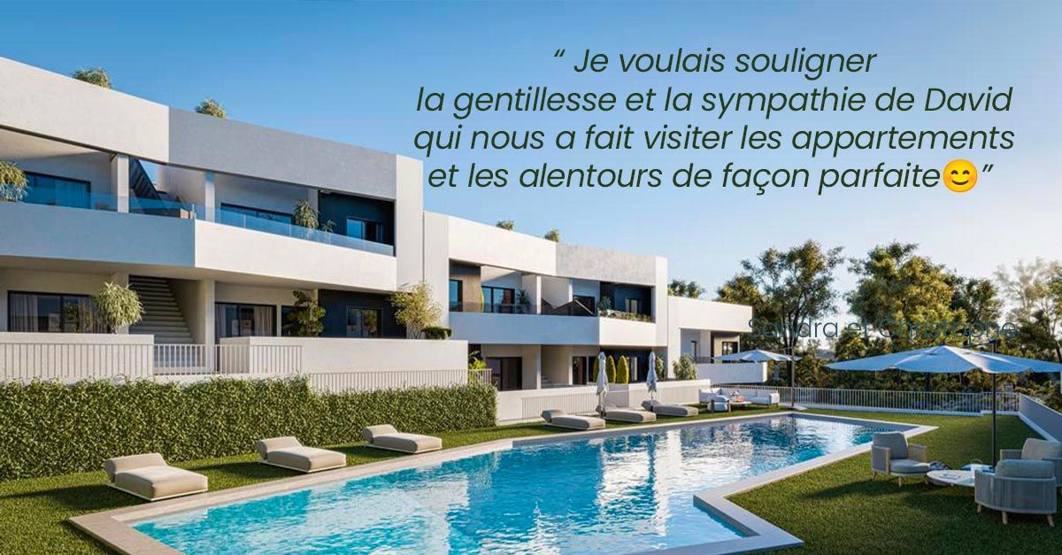 Je voulais souligner la gentillesse et la sympathie de David qui nous a fait visiter les appartements et les alentours de façon parfaite