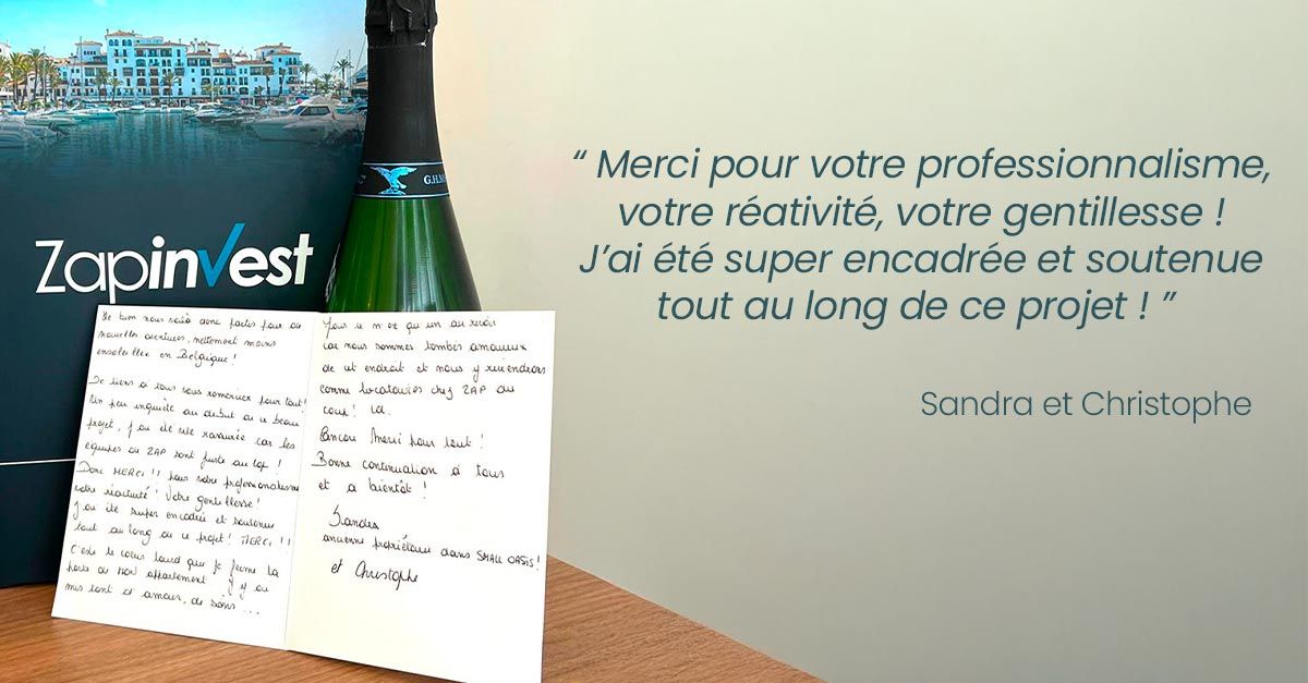 Un peu inquiète au début de ce beau projet, j'ai été vite rassurée par les équipes de Zap