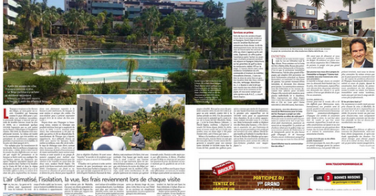 Le Soir Immo: Le Belge adore l'Espagne, et même encore plus qu'avant